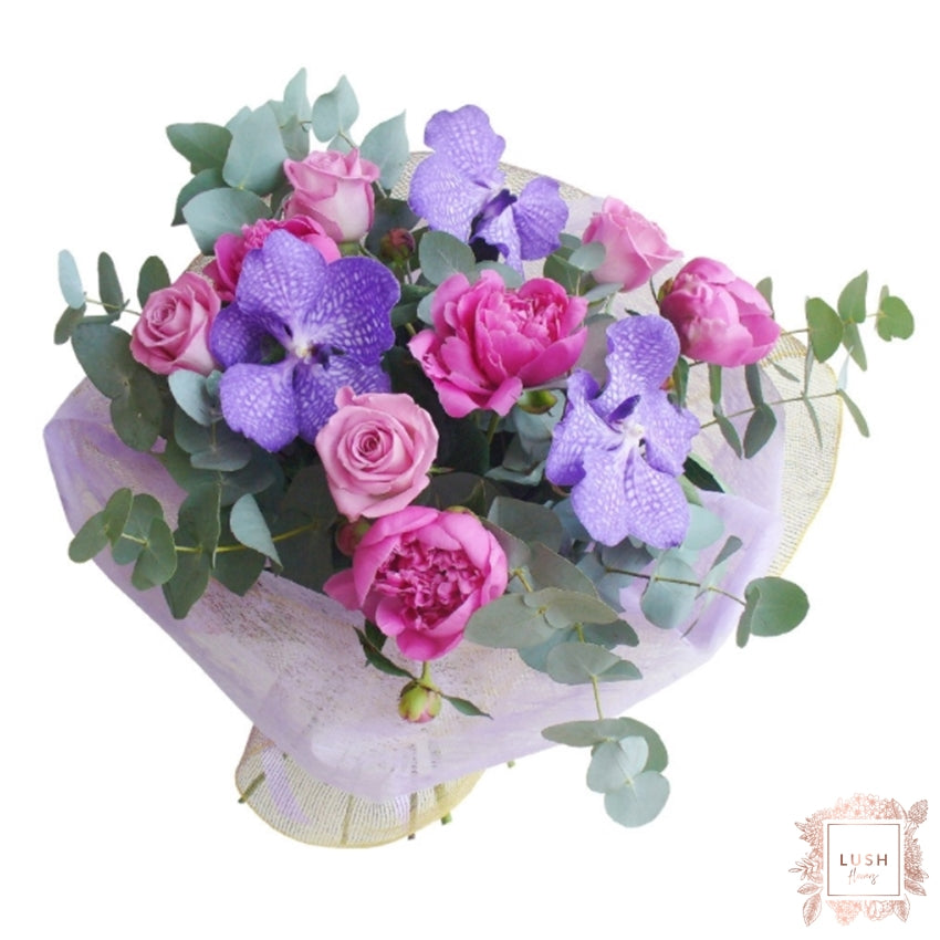 Buchet Vanda, Trandafiri si Bujori