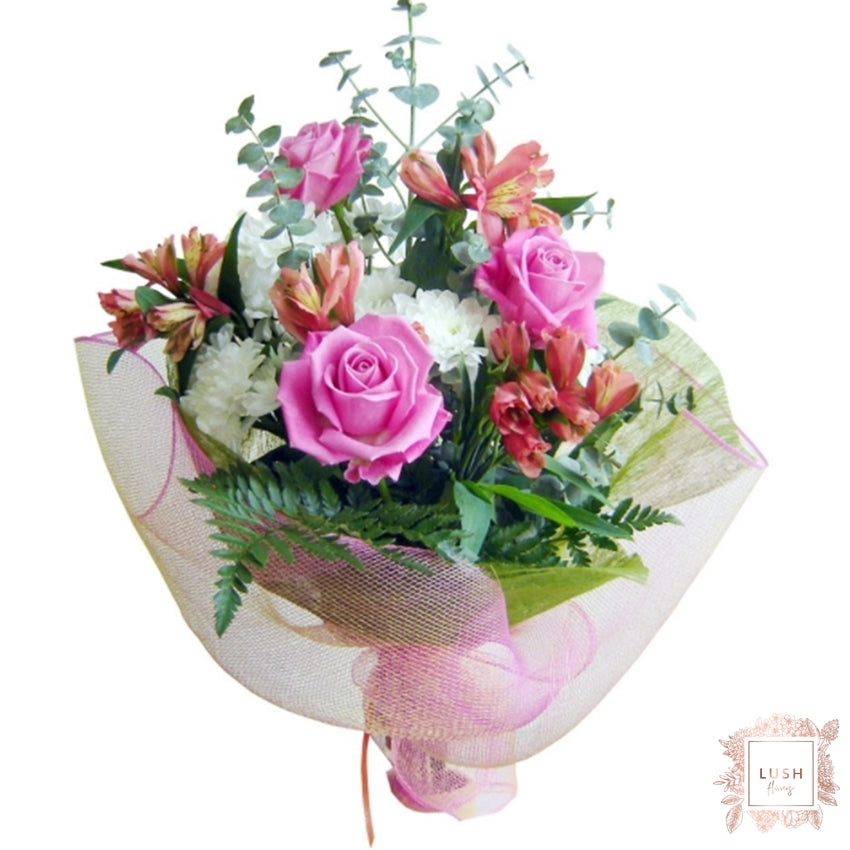 Buchet Trandafiri si Alstroemeria